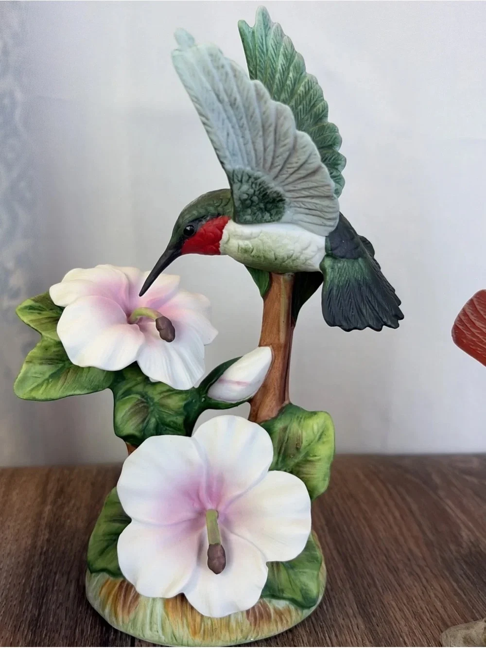 Vintage Avon Cardinal, Hummingburd,  Bluebird Porcelain Figurine  1985 & 1986